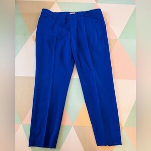 GAP Women's Bright Blue Slim Cropped Pants Size 10 NWT